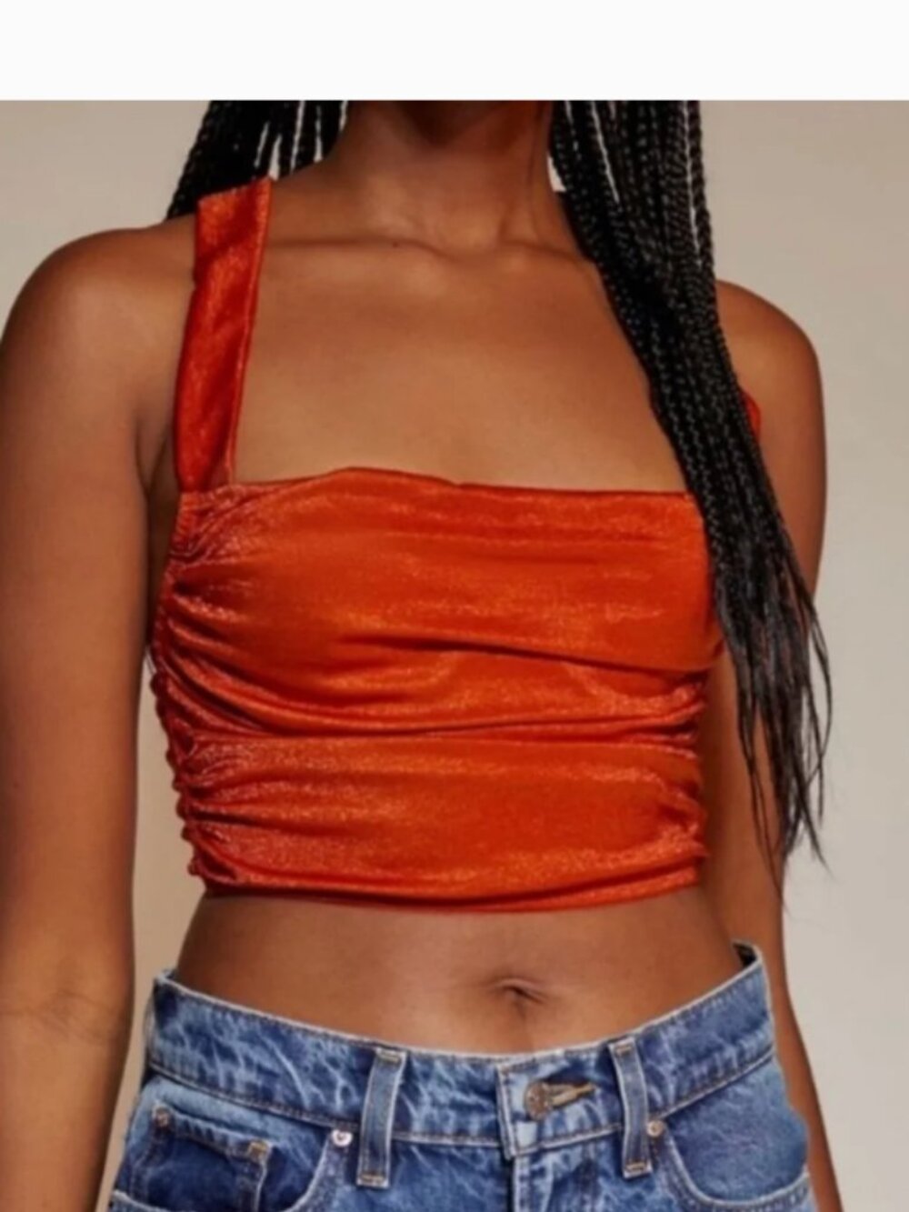 Urban Outfitters Out from Under burnt orange corset bustier ella crop top size M